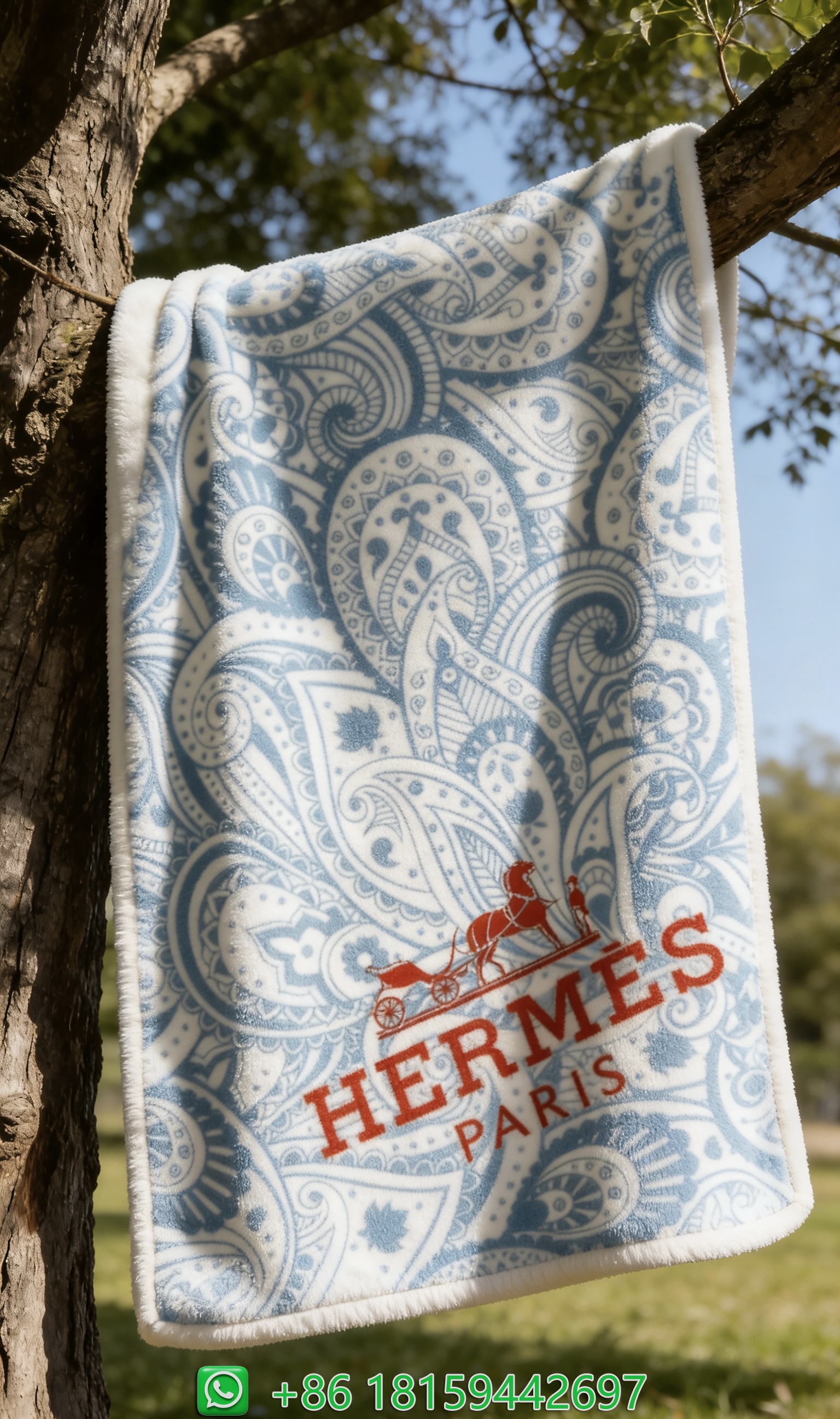 Hermes Throw Blankets